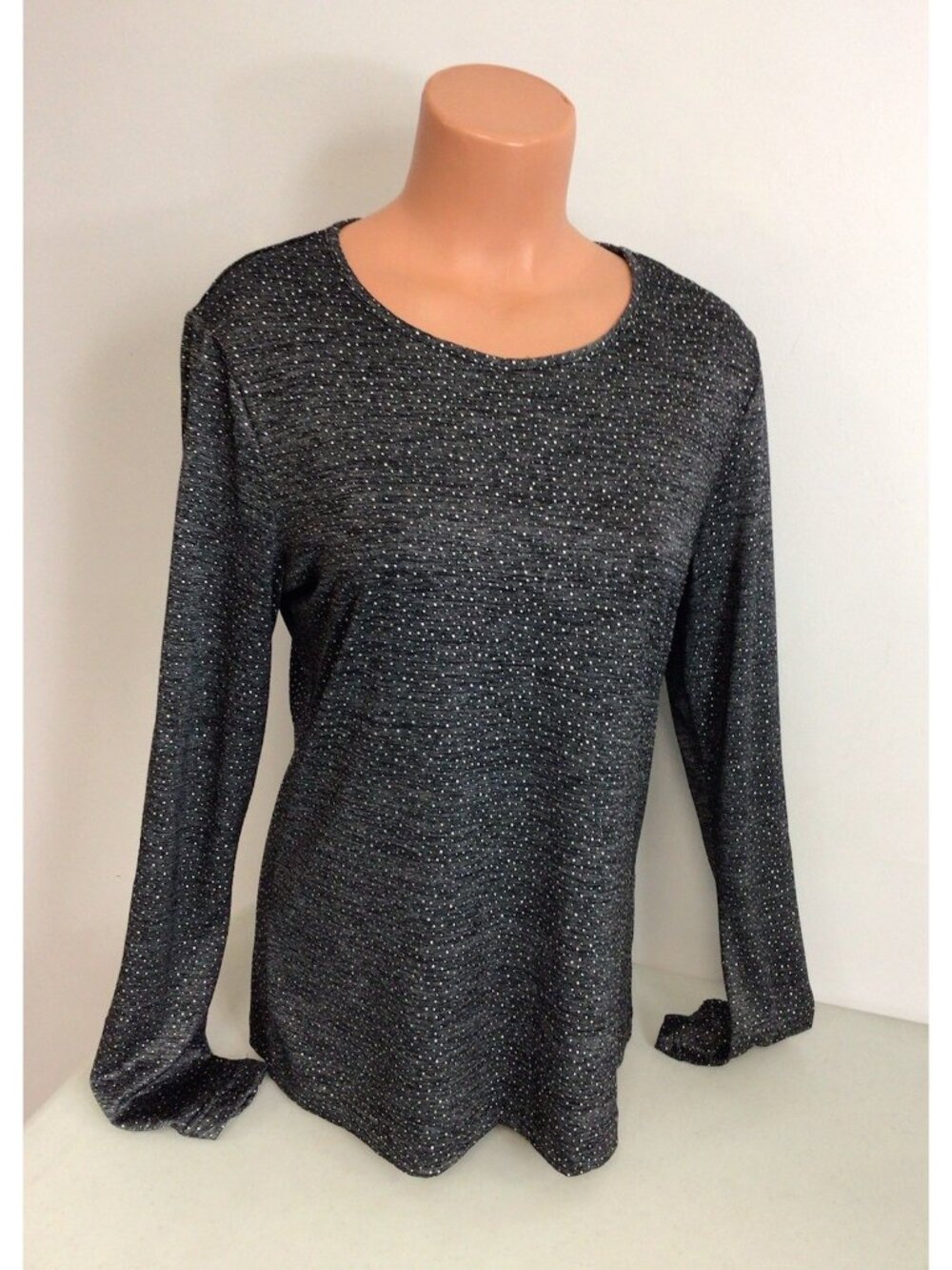 Sno Skins Top Sequin Textured Made USA Womens Large